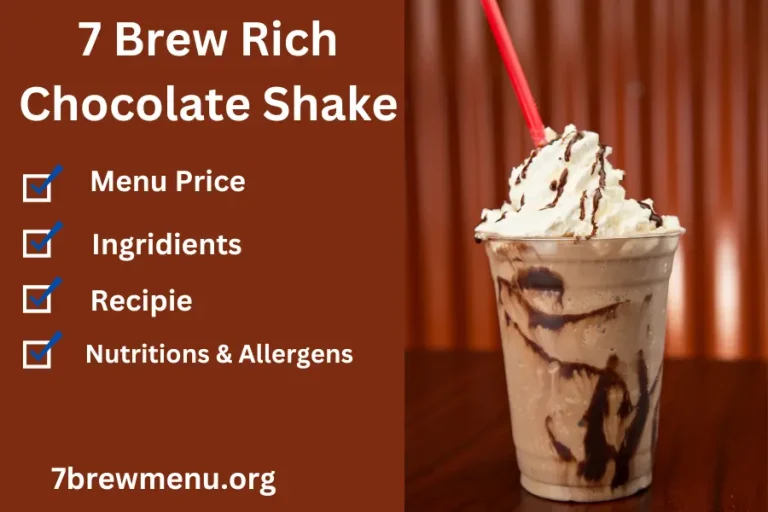 7 brew rich chocolate shake