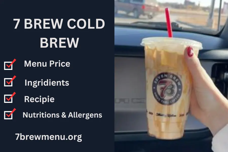 Cold Brew menu