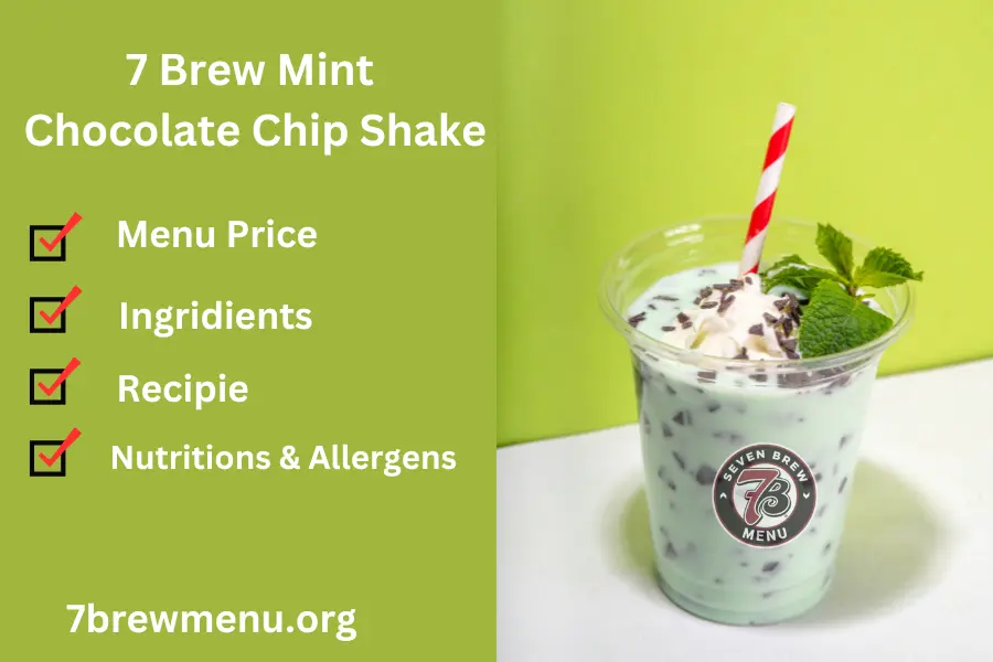 Mint Chocolate Chip Shake
