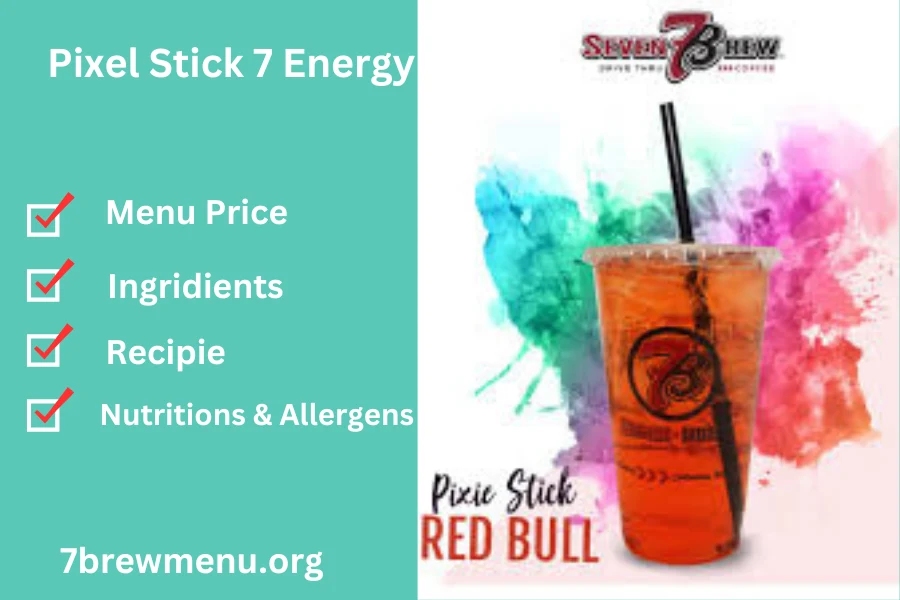 Pixie Stick 7 Energy menu