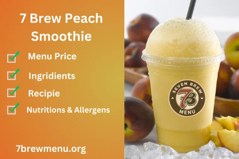 7 Brew Peach Smoothie