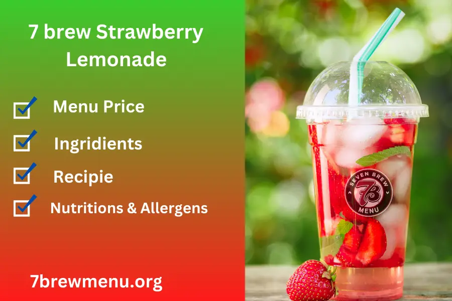 7 brew Strawberry Lemonade